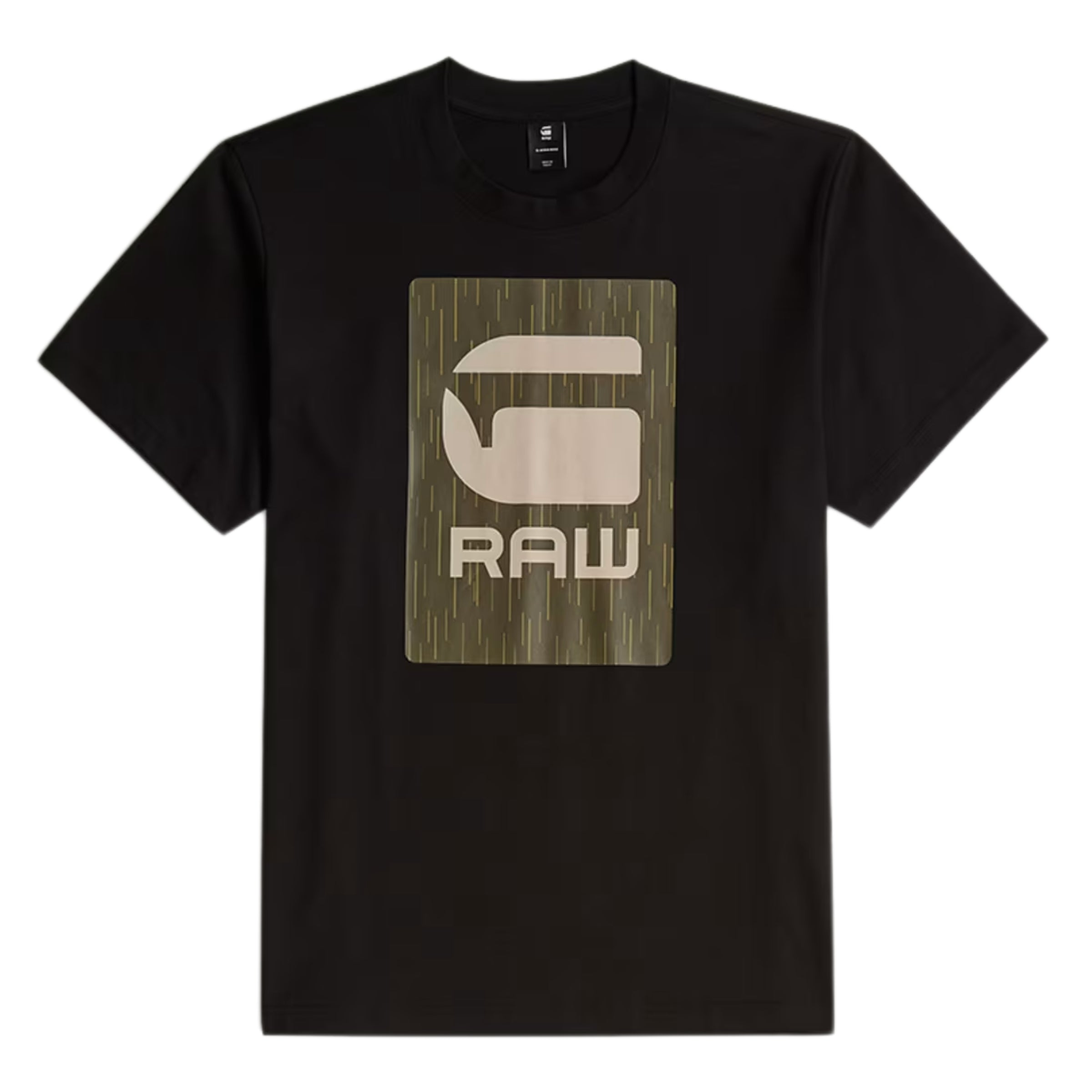 G-Star T-Shirt Burger Box Rain Loose Dark Black